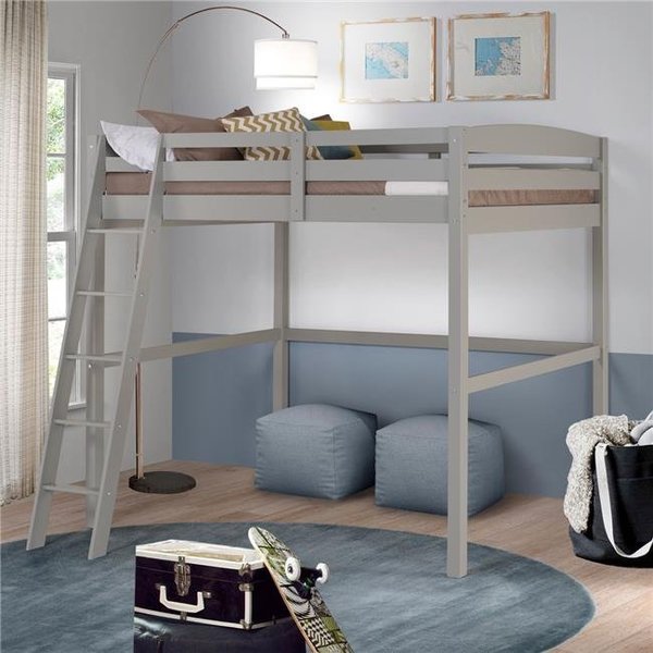 Ecoflex Furniture EcoFlex Furniture T1404F Concord High Loft Bed; Grey - Full Size T1404F